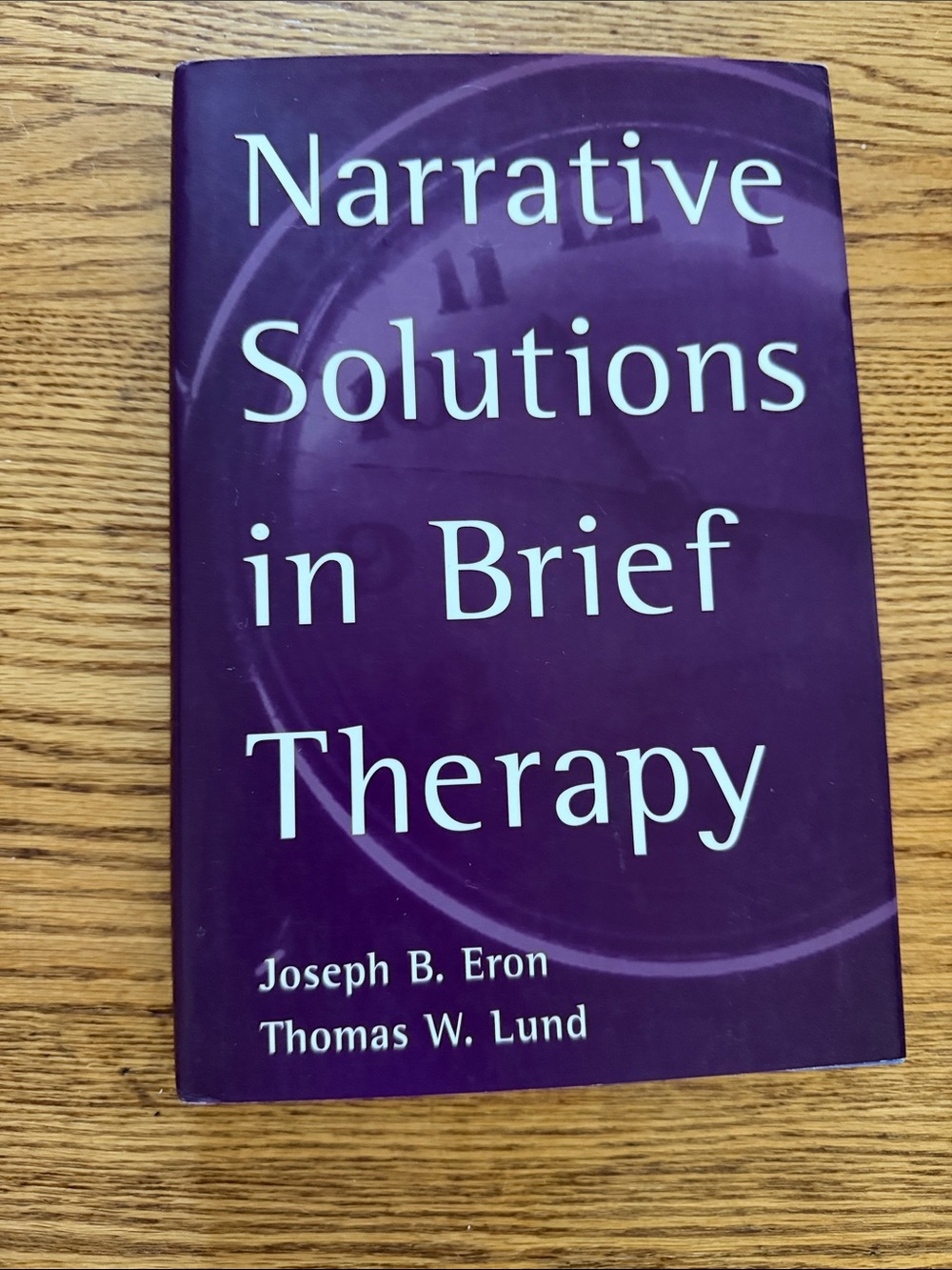 Narrative Solutions in Brief Therapy - Hardcover